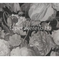   Eijffinger Masterpiece vlies anyagú szürke, fekete színű virágos modern tapéta