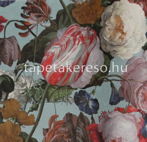 Eijffinger Masterpiece vlies anyagú beige, zöld, barna, kék, lila, piros színű virágos modern tapéta