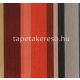 Eijffinger Masterpiece vlies anyagú narancssárga, zöld, barna, szürke, fekete színű csíkos, textilhatású modern tapéta