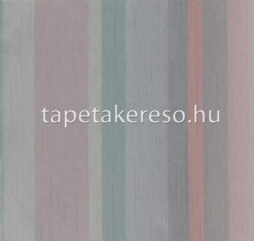 Eijffinger Masterpiece vlies anyagú zöld, türkiz, rózsaszín, lila színű csíkos, textilhatású modern tapéta