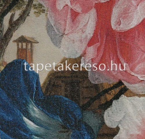 Eijffinger Masterpiece vlies anyagú rózsaszín, barna, zöld, kék, fehér színű virágos modern poszter