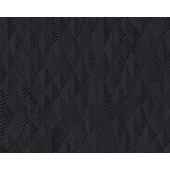   AS Creation Black is Beautiful vlies, habos anyagú fekete színű geometriai modern tapéta