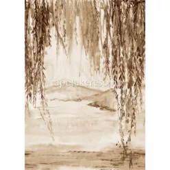   Rasch Magic Walls by Rasch vlies anyagú barna színű tájkép, festmény modern poszter