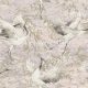 Holden Patagonia vlies, vinyl anyagú mályva, törtfehér, szürke, arany színű madaras, leveles modern, natural tapéta