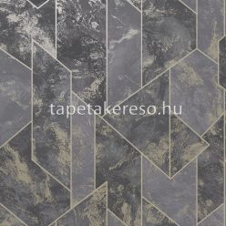   Holden Patagonia vlies, vinyl anyagú szürke, arany színű geometriai, márványos modern, natural tapéta