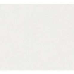   AS Creation 111 Shades of  White habos, vlies anyagú fehér, csillámos színű egyszínű, struktúrált modern tapéta