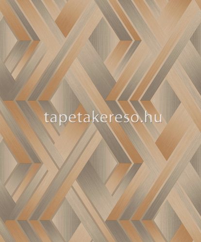 Holden Patagonia vlies, vinyl anyagú beige, barna, arany, szürke színű 3d, geometriai modern, natural tapéta