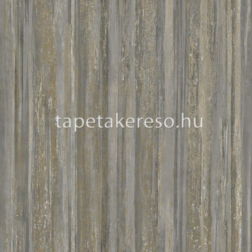 Holden Patagonia vlies, vinyl anyagú szürke, arany színű foltos, csíkos modern, natural tapéta