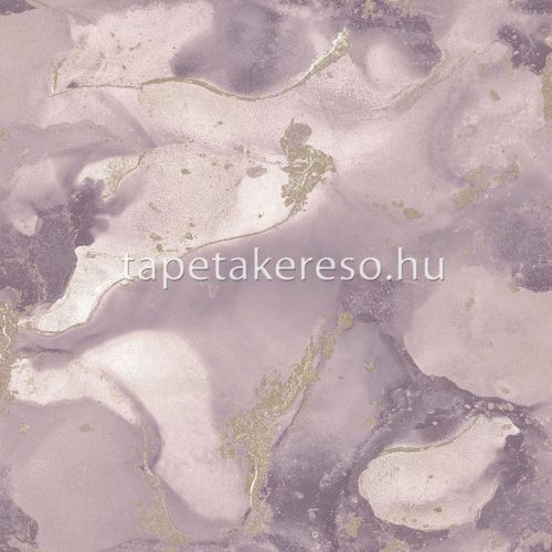Holden Patagonia vlies, vinyl anyagú lila, törtfehér, arany színű márványos modern, natural tapéta