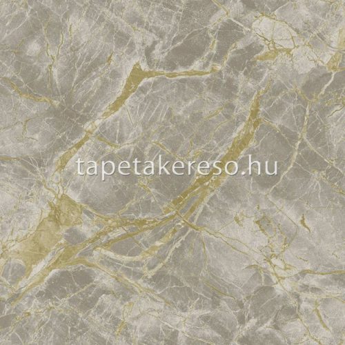 Holden Arabesque vlies, vinyl anyagú szürke, arany színű márványos modern tapéta