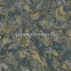   Holden Arabesque vlies, vinyl anyagú kék, szürke, arany színű márványos modern tapéta