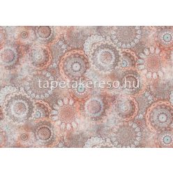   Rasch Magic Walls by Rasch vlies anyagú barack, kék, mályva színű mandala modern poszter