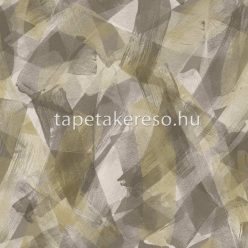   Holden Arabesque vlies, vinyl anyagú szürke, sárga színű foltos modern tapéta