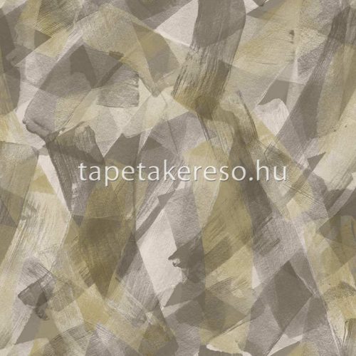 Holden Arabesque vlies, vinyl anyagú szürke, sárga színű foltos modern tapéta
