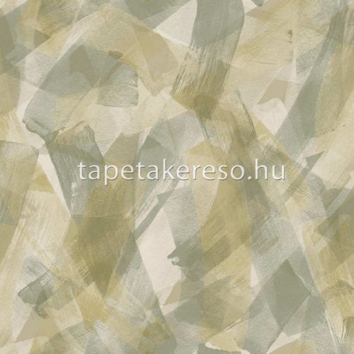 Holden Arabesque vlies, vinyl anyagú zöld, sárga színű foltos modern tapéta