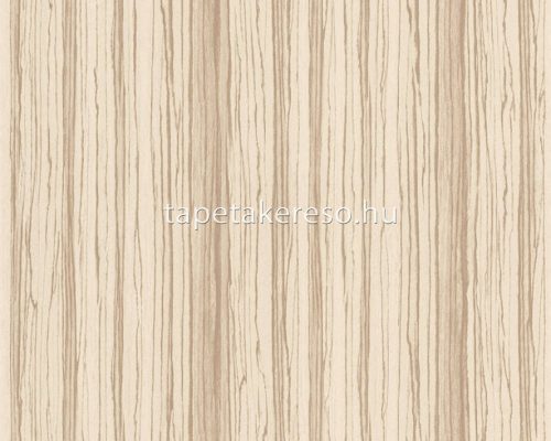 AS Creation Materials vlies, vinyl anyagú beige, barna színű csíkos modern tapéta