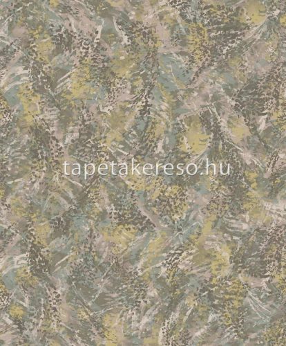 Holden Arabesque vlies, vinyl anyagú arany, mályva, barna, zöld színű koptatott, foltos modern tapéta