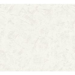   AS Creation 111 Shades of  White habos, vlies anyagú fehér színű vakolt modern tapéta