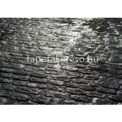  Rasch Magic Walls by Rasch vlies anyagú fekete, barna színű kőmintás modern poszter