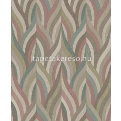   Holden Arabesque vlies, vinyl anyagú beige, zöld, kék, mályva színű hullámos modern tapéta