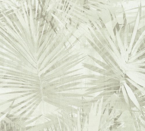 AS Creation Attractive 2 vlies, habos anyagú zöld színű leveles modern tapéta