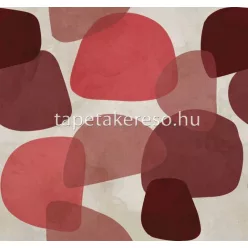   Rasch Magic Walls by Rasch vlies anyagú beige, bordó, piros színű geometriai modern poszter