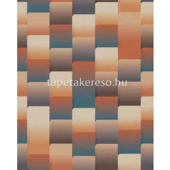   Rasch Magic Walls by Rasch vlies anyagú barna, kék, narancssárga színű geometriai modern poszter