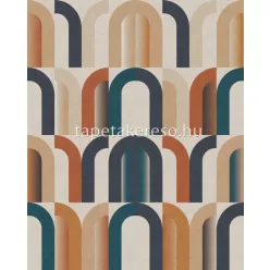   Rasch Magic Walls by Rasch vlies anyagú beige, barna, zöld színű geometriai modern poszter