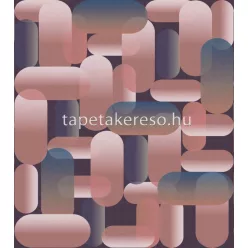   Rasch Magic Walls by Rasch vlies anyagú kék, rózsaszín, lila, barna színű geometriai modern poszter