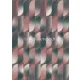 Rasch Magic Walls by Rasch vlies anyagú barna, mályva, zöld színű geometriai modern poszter