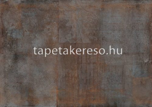 Rasch Factory 5 vlies anyagú szürke, rozsdabarna színű fémlemez modern, industrial poszter