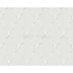   AS Creation Dream Again vlies, habos anyagú fehér, szürke színű marokkó modern tapéta