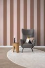 Rasch Schöner Wohnen Cosy Living vlies anyagú mályva, barna színű csíkos Modern panel