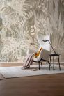 Rasch Schöner Wohnen Cosy Living vlies anyagú barna, fehér, zöld színű növényes, leveles Modern panel
