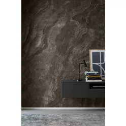   Rasch Schöner Wohnen Cosy Living vlies anyagú szürke, fekete, barna színű márványos Modern panel