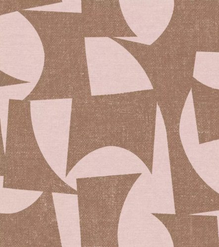 Rasch Schöner Wohnen Cosy Living vlies anyagú mályva, barna színű geometriai Modern panel