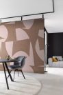Rasch Schöner Wohnen Cosy Living vlies anyagú mályva, barna színű geometriai Modern panel