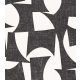 Rasch Schöner Wohnen Cosy Living vlies anyagú fekete, fehér színű geometriai Modern panel