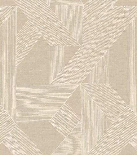 Rasch Schöner Wohnen Cosy Living vlies anyagú beige, fehér színű geometriai Modern panel