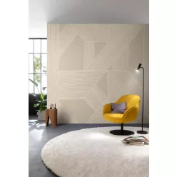   Rasch Schöner Wohnen Cosy Living vlies anyagú beige, fehér színű geometriai Modern panel