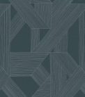 Rasch Schöner Wohnen Cosy Living vlies anyagú kék, ezüst színű geometriai Modern panel