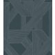 Rasch Schöner Wohnen Cosy Living vlies anyagú kék, ezüst színű geometriai Modern panel