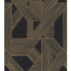   Rasch Schöner Wohnen Cosy Living vlies anyagú fekete, barna színű geometriai Modern panel