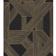 Rasch Schöner Wohnen Cosy Living vlies anyagú fekete, barna színű geometriai Modern panel