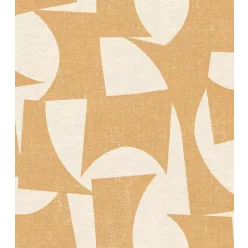   Rasch Schöner Wohnen Cosy Living vlies anyagú beige, mustársárga színű geometriai Modern panel