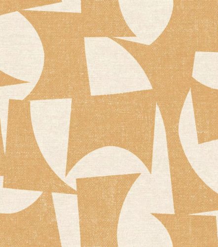 Rasch Schöner Wohnen Cosy Living vlies anyagú beige, mustársárga színű geometriai Modern panel