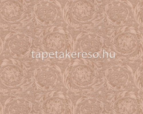 AS Creation Versace 4 vlies, vinyl anyagú mályva, fémes színű indamintás, barokk klasszikus tapéta