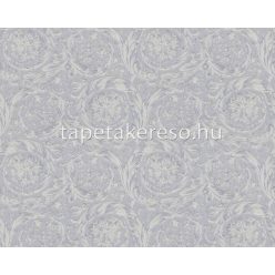   AS Creation Versace 4 vlies, vinyl anyagú ezüst, csillámos színű indamintás, barokk klasszikus tapéta