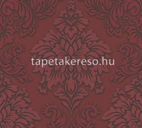 AS Creation Metropolitan Storys habos, vlies anyagú bordó, csillámos színű barokk klasszikus tapéta