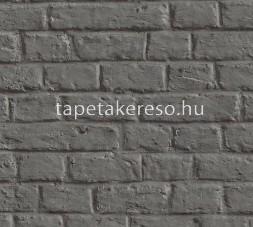 AS Creation Metropolitan Storys vinyl, vlies anyagú szürke színű téglamintás klasszikus tapéta